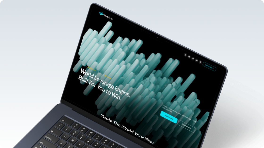Website Motion Design for Hertzflow